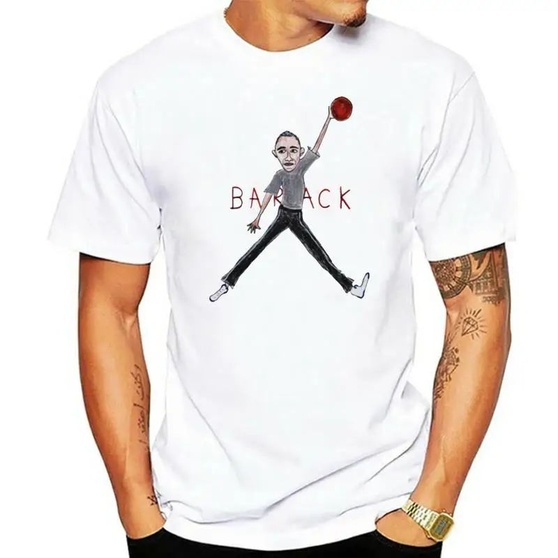 Men'S Air Barack Kemba Walker White T-Shirt M-Xxxl Unisex Loose Fit Tee Shirt