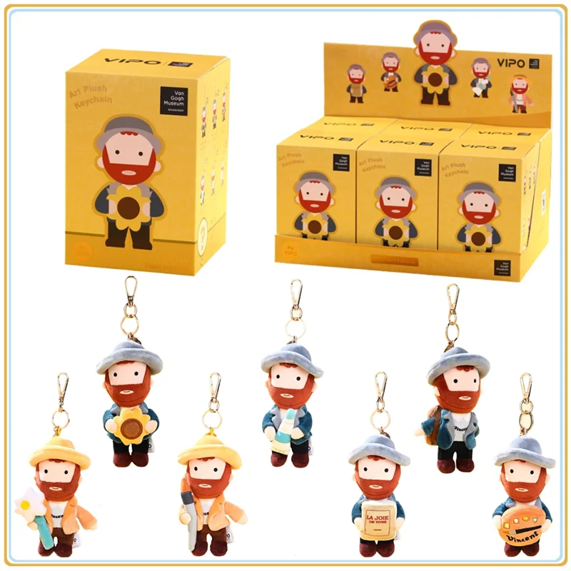 

In Stock Original VIPO Van Gogh Museum Van Gogh Self Portrait Series Blind Box Anime Character Doll Collection Holiday Toys Gift
