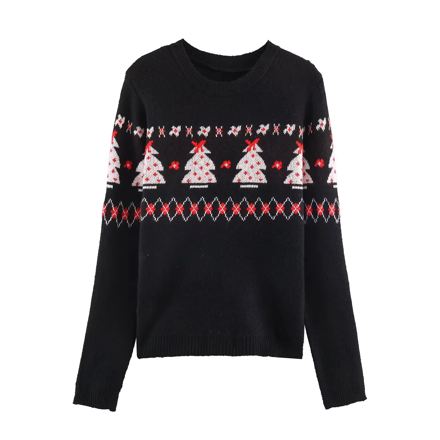 Modny damski zestaw ubrań na jesień i zimę, uniwersalny design, seria Cisas, długi sweter, dwuczęściowy komplet dla dorosłych kobiet.