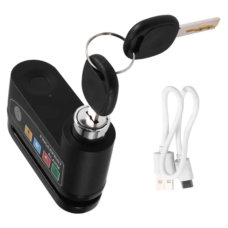 

【MUST-HAVE】For Motorcycle Disc Brake Lock Anti Theft Security Moto Alarm Disc Wheel Disk Padlock For Bike