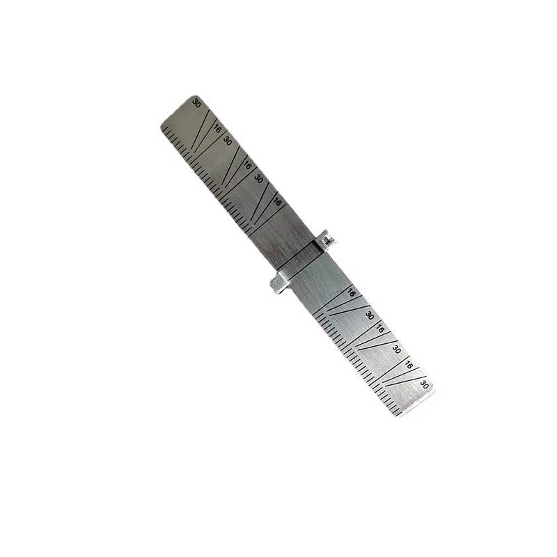 

Dental Implant Positioning Ruler Measuring Angle Ruler Surgical Guide Oral Positioning Guide Dental Instruments in A Box