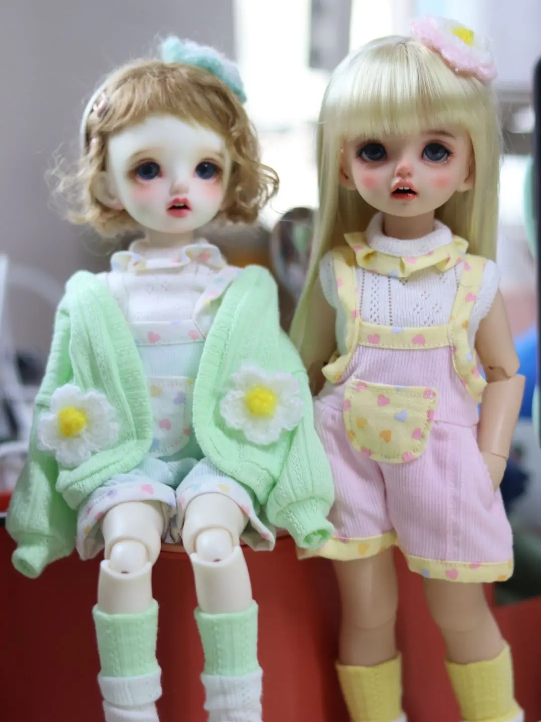 BJD doll clothes are suitable for 1/4 1/5 1/6 size cute 1/6 doll clothes 43cm 36cm  set doll accessories (5 point)