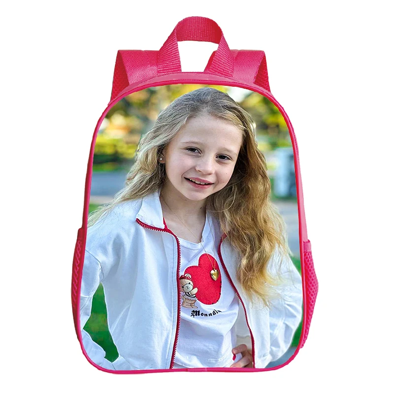 Kids Pink Backpacks Like Nastya Print Kindergarten Bags Waterproof Children\'s Backpack Preschool Cute Girl School Bag Mochila