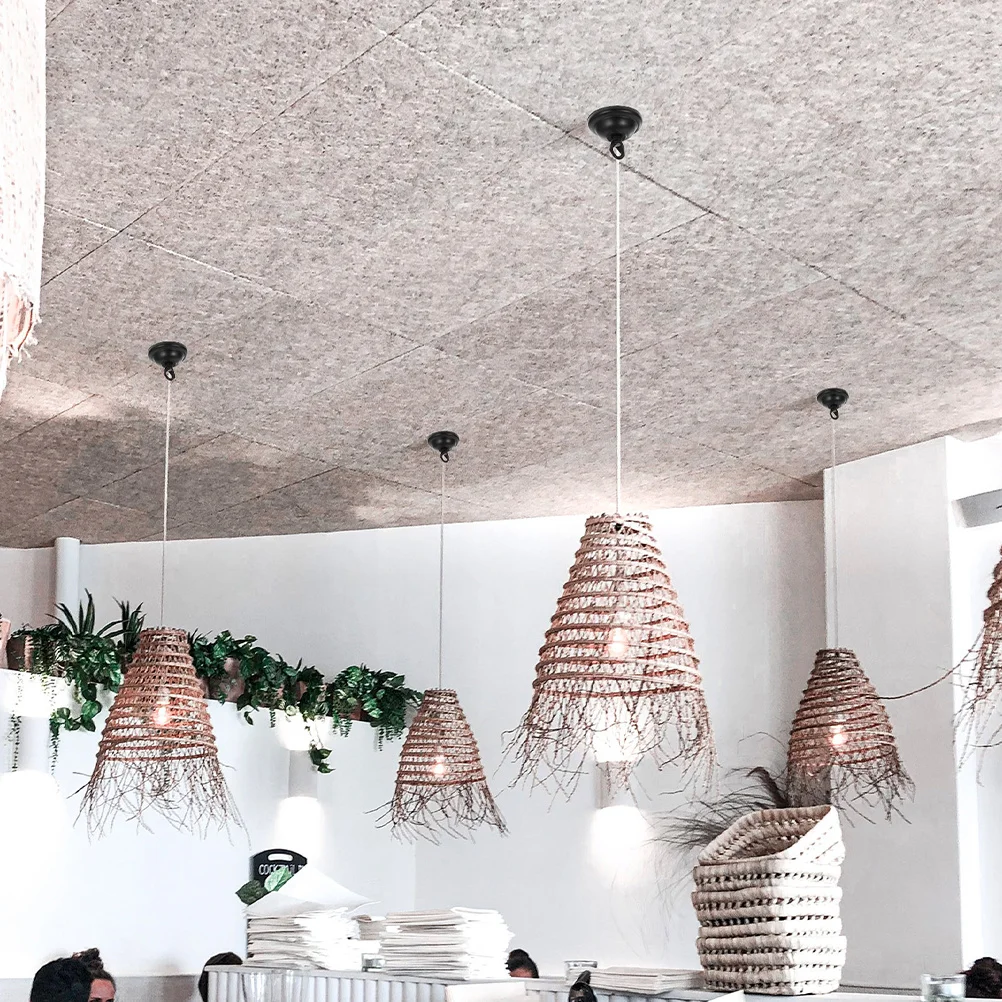 

4Pcs Pendant Light Ceiling Cover Plate Vintage Metal Canopy Industrial Style for Bars Cafes Living Room Light Fixture Parts