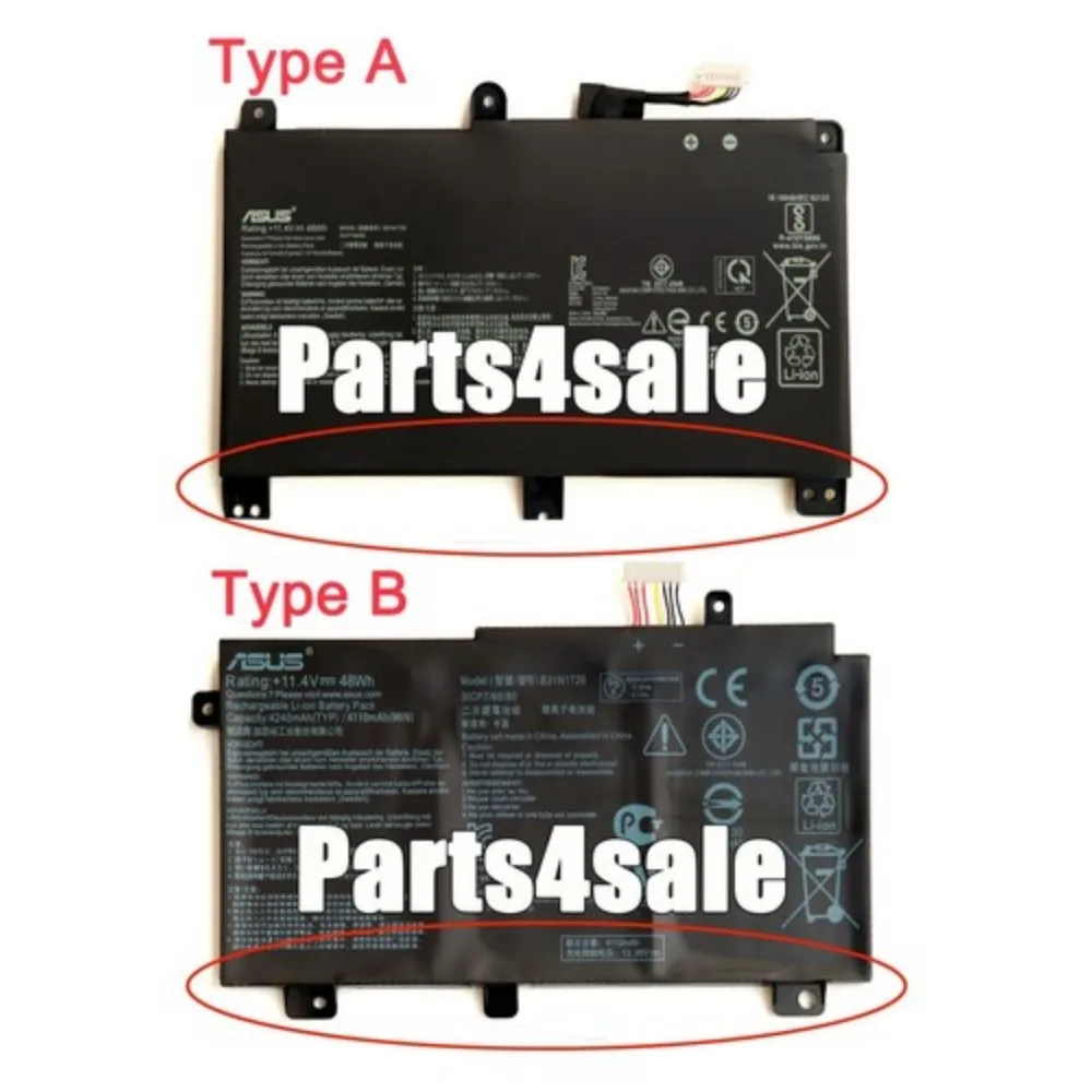 

B31N1726 B31N1726-1 Battery for ASUS G512 G512LI G531 G531GT FA506 FA706 FX504 laptop battery
