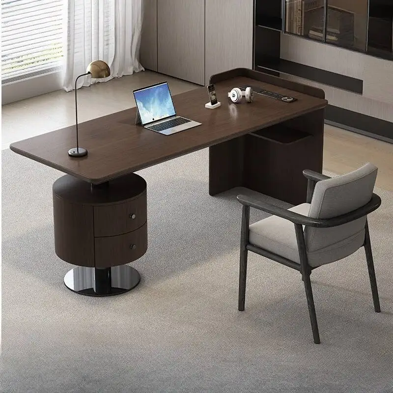 

Luxury Rectangular Computer Desks Storage Design Drawers Organizer Gaming Desk Notebook Executive Mesas De Computador Furniture
