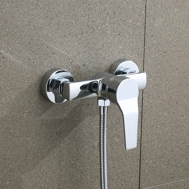 

Copper Square Shower Hot and Cold Faucet, Mixing Valve, Concealed Shower Faucet, Mixing Valve Faucet