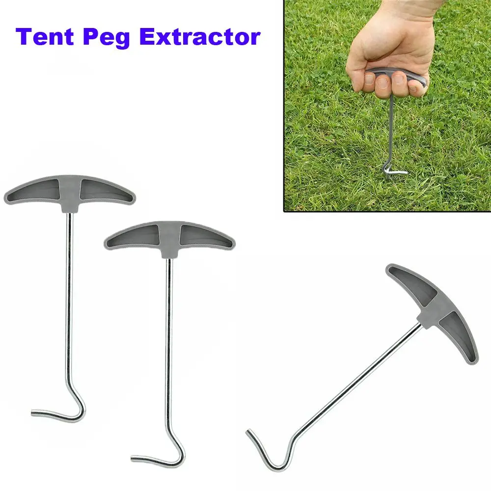 Portable Wrecking Lifter Hooks Camping Staple Remover Nail Puller Tent Peg Puller Tent Stakes Extractor