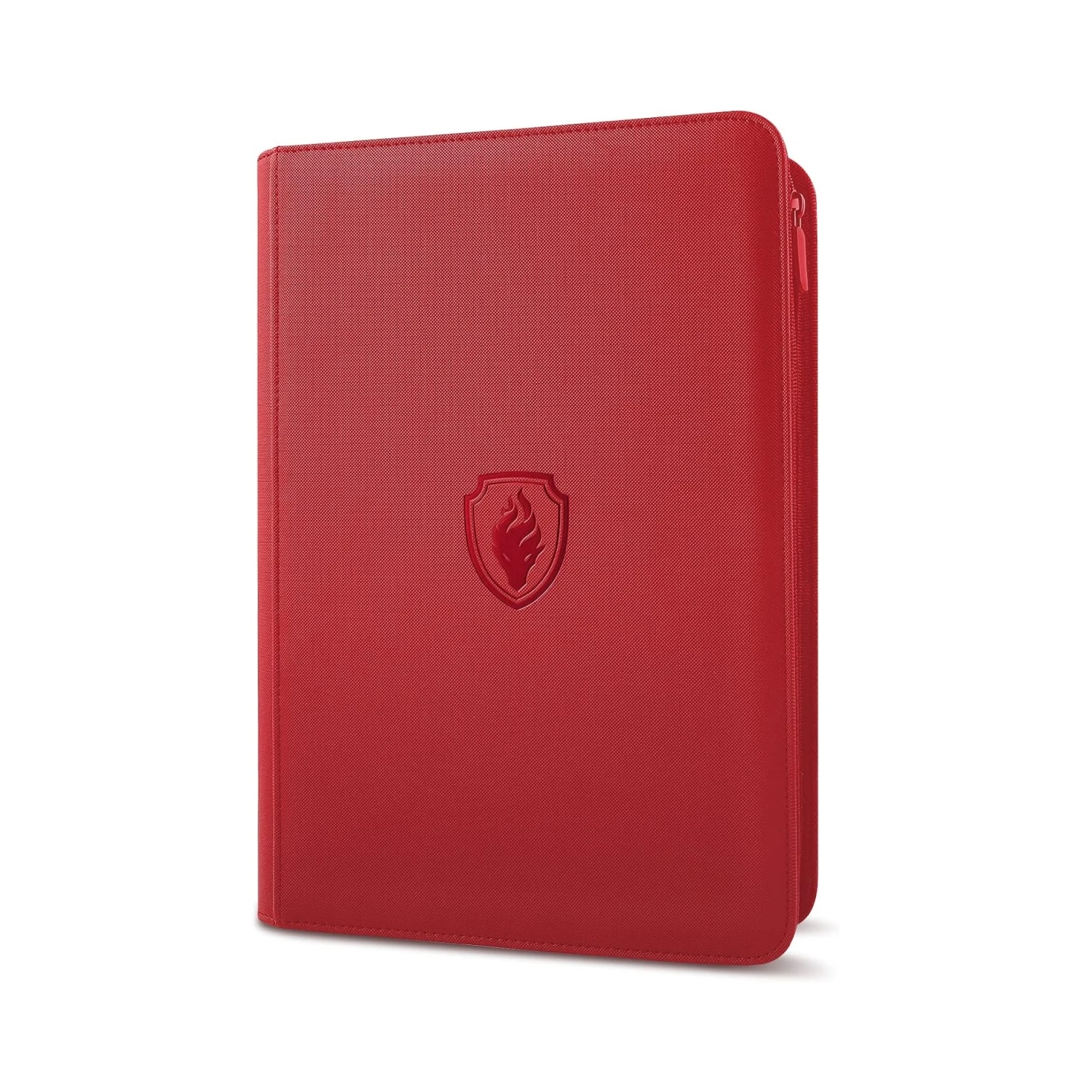 9 Pocket Trading Card Binder, PU Cover Zipper Card Collection Album, Sturdy 360 Side-Loading Card Folder Holder for Game Cards image 3