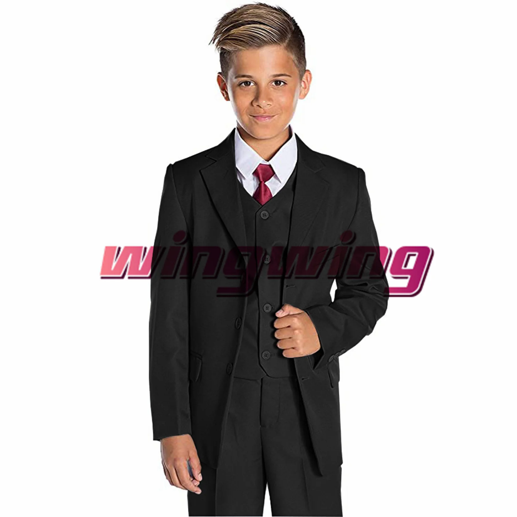 ensemble-trois-pieces-classique-pour-garcons-veste-noire-trempee-pantalon-blazer-personnalise-pour-enfants-de-2-a-16-ans