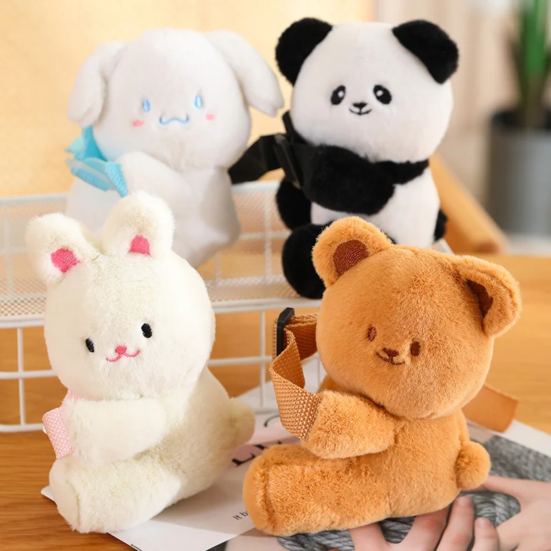 

Мягкие игрушки-заколки для штор 15 см: милые плюшевые животные (собака, кролик, медведь, панда) для декора автомобиля и дома