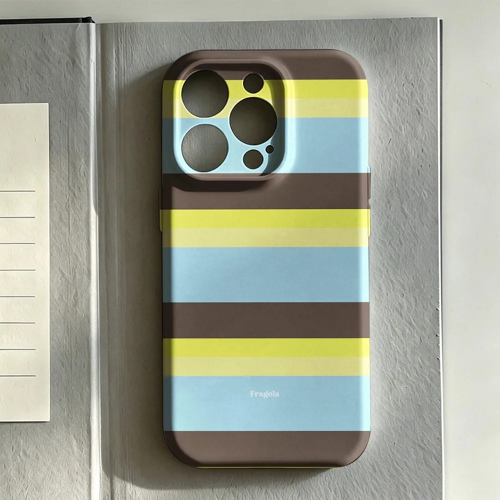 Vibrant Stripe Print Phone Case for Samsung Galaxy S22 S23 S24 S25 S26 FE Plus Note20 Ultra 4G 5G Glossy Film Hard PC