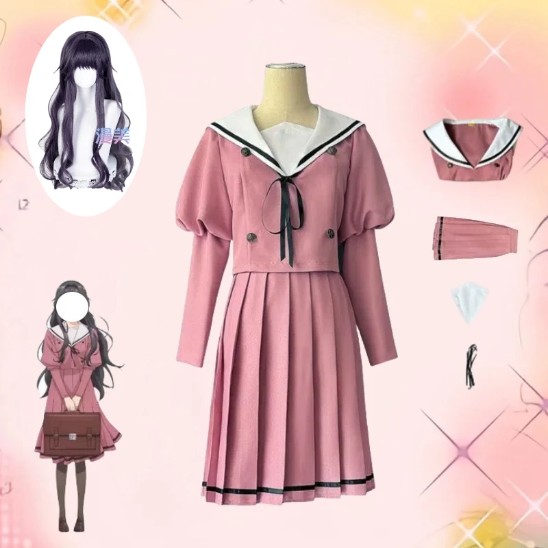 

Anime Waguri Kaoruko Cosplay Costume School Jk Uniform Long Wig Daily Suit for Women Girls Carnival Party Rolepay Outfits