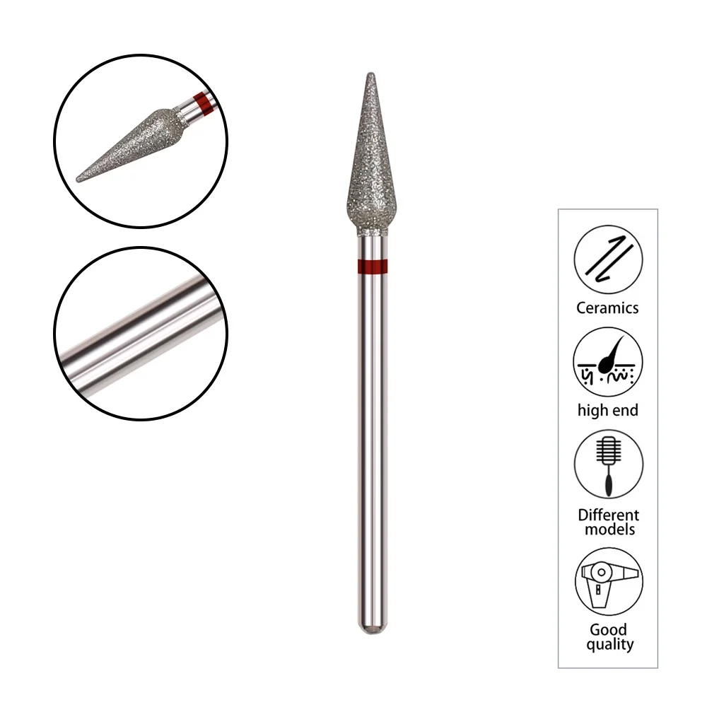 1pc prego brocas máquina pedicure manicure pé cutícula ferramentas limpas arquivo de unhas cabeça moagem ferramentas da arte do prego acessórios polonês