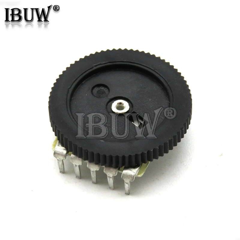 10pcs Double Gear tuning potentiometer B102 B103 B203 B503 B1K B10K B20K B50K 3Pin 5Pin 16*2mm Dial Potentiometer