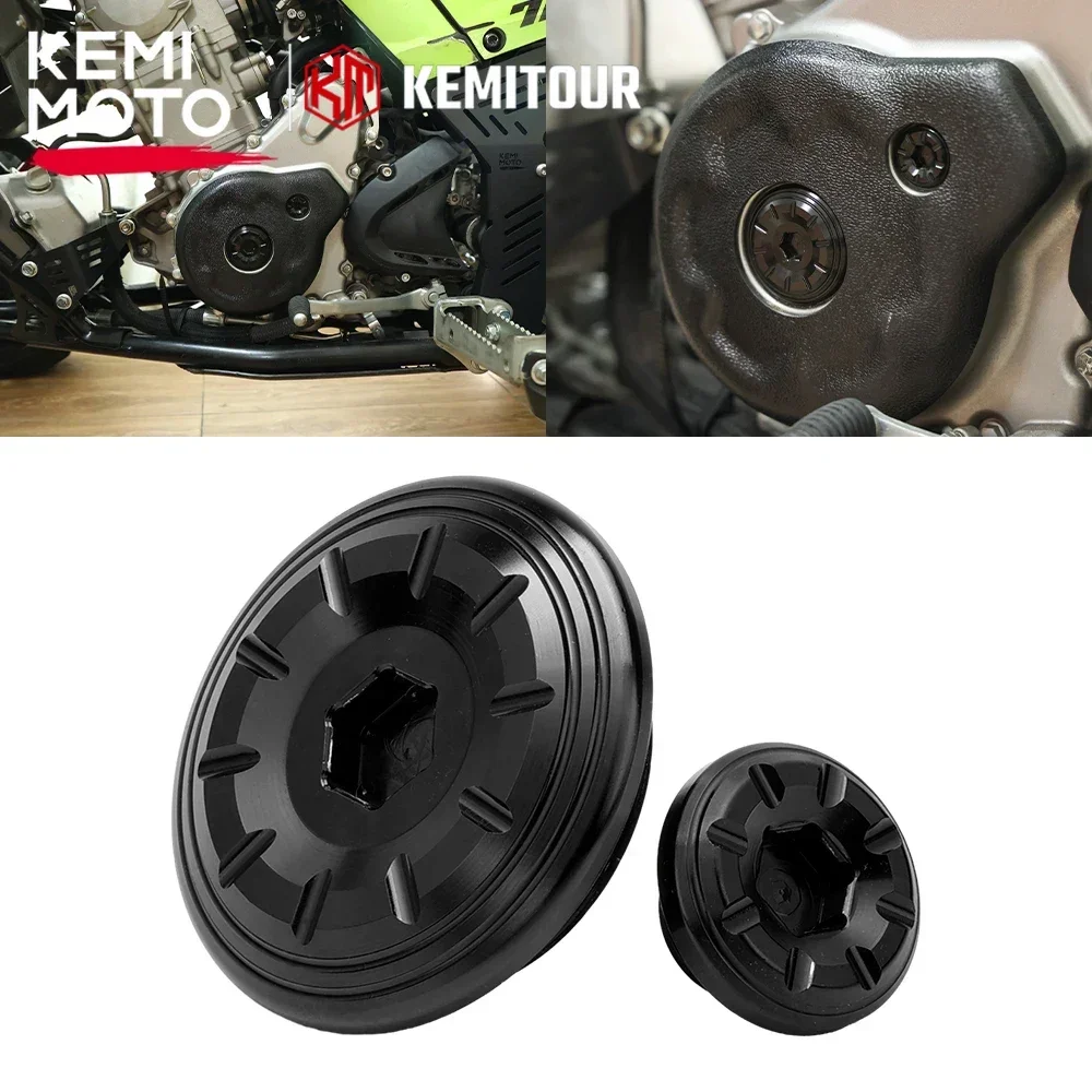 

KEMIMOTO ATV Engine Cover Cap Plug Kit Compatible with Yamaha Raptor 700 700R YFZ450R 2006-2025 YXZ1000R YZ450F Wolverine X2 X4