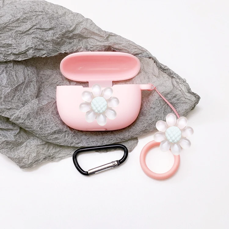 flower case For huawei FreeBuds SE2 SE3 SE4 / FreeClip 2 Case Silicone Earphone cover For huawei FreeBuds SE 4 ANC