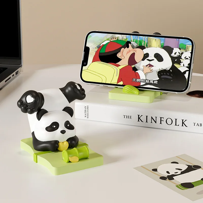 Panda Cartoon Mobile Phone Holder Creative Sichuan Merchandise Desktop Gift Mobile Phone Holder Cute Panda Tablet Holder