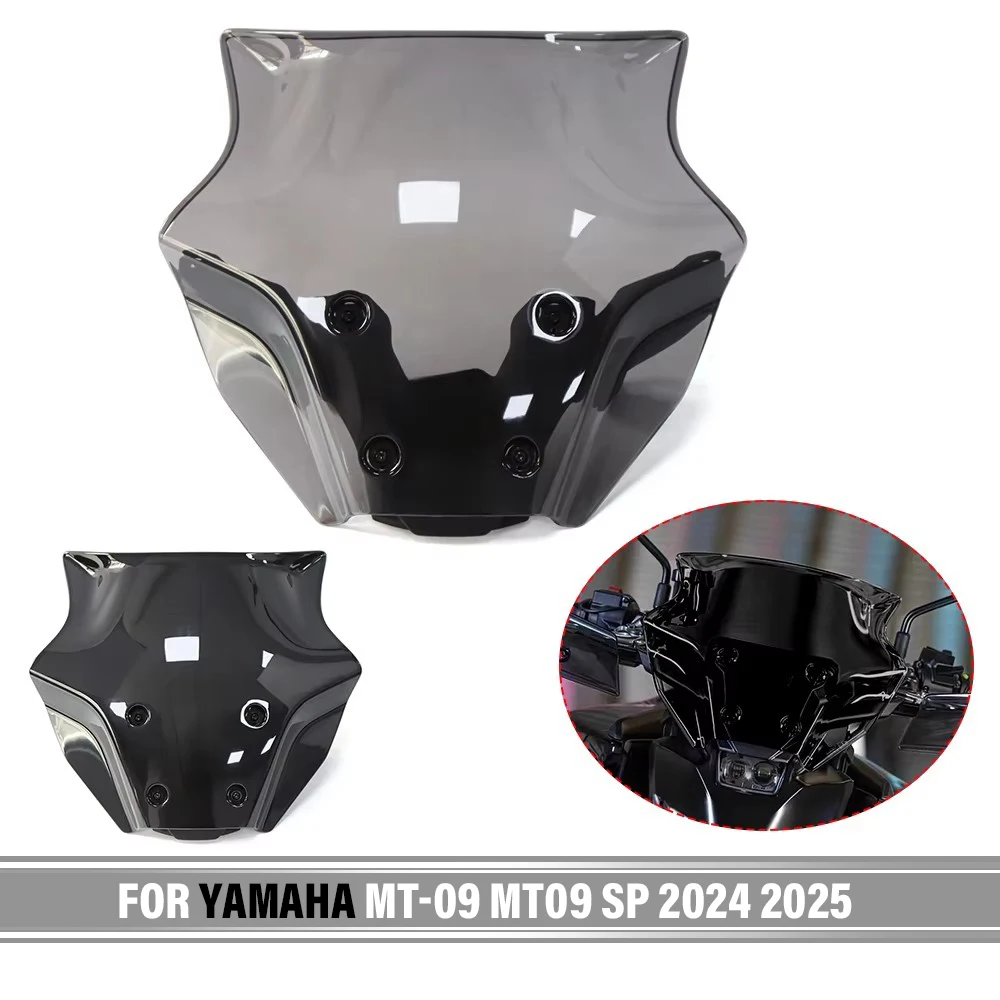 

Wind Deflectors Windshield Bracket Windscreen Protector Motorcycle Accessories New For YAMAHA MT 09 MT09 2024 2025 mt09