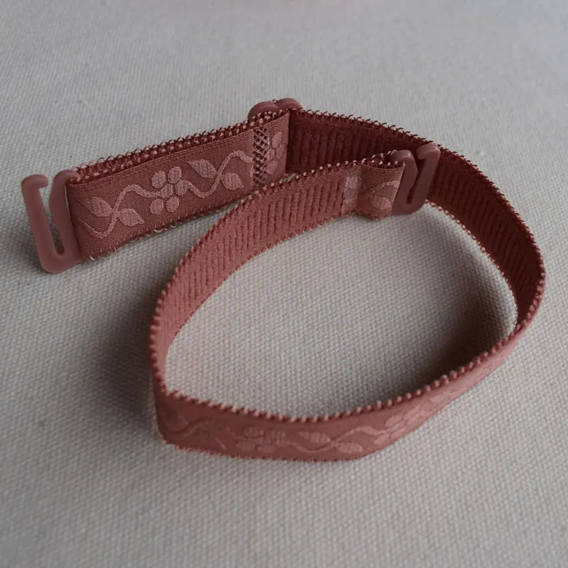 1.8cm Wide Women Underwear Straps Plastic Buckle Non Slip Adjustable Bra Strap Shoulder Belt Accessories