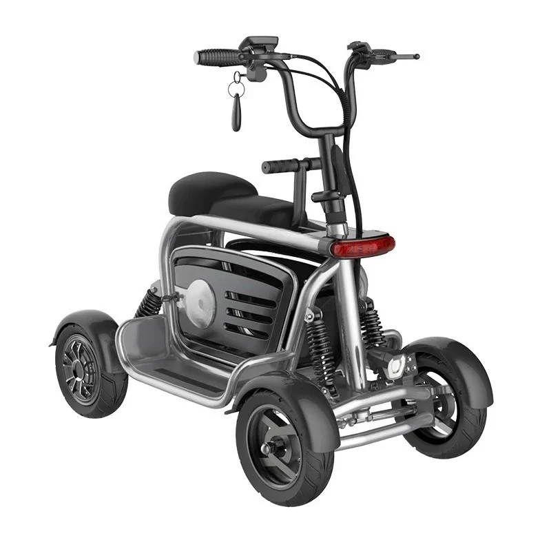 

30km Speed 48V 400W 4 Wheel Pet Electric Mobility Scooter Cargo Tricycle With Dog Storage Fast Moped