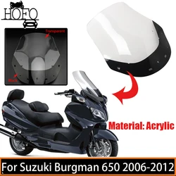 For Suzuki Burgman 650 2006 2007 2008 2009 2010 2011 2012 Motorcycle Windscreen Windshield Covers Wind Screen