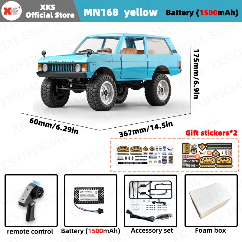 MN168 RC Auto 1:12 Volledige Schaal RTR Versie MN Model 2.4G 4WD 280 Motor Proportionele Off-Road RC Afstandsbediening Auto voor Jongens Geschenken
