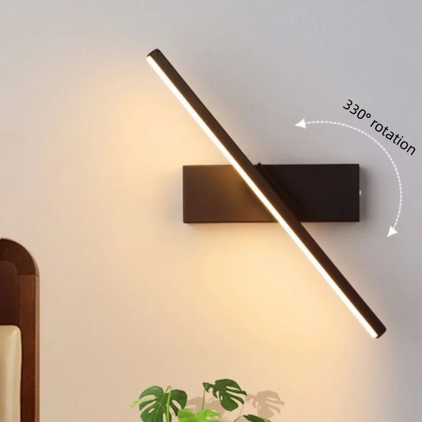 

Niche Design Round Led Bedroom Study Living Room Wall Lamp