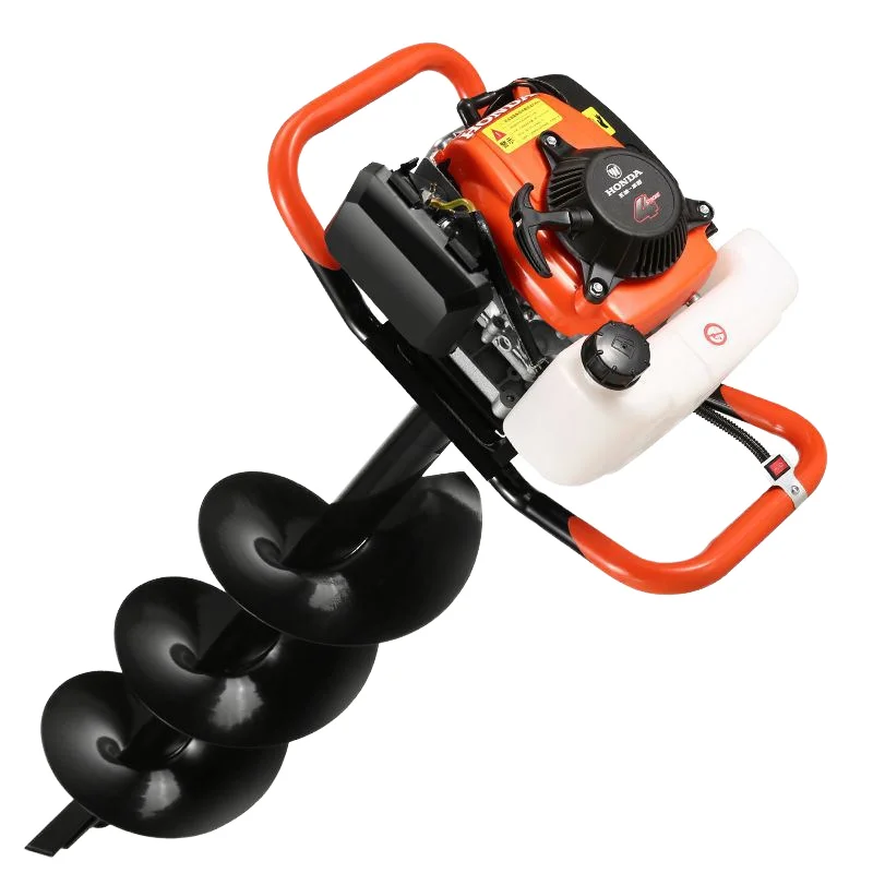 High power 1400 watt two stroke engine 51.7cc cordless winch drilling machine