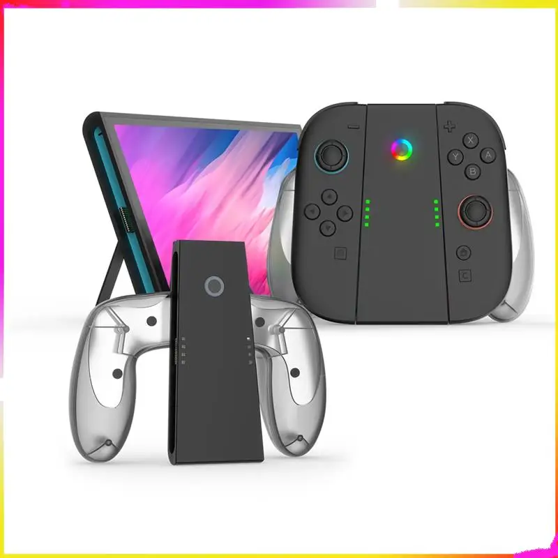 M04K 任天堂スイッチ 2 アクセサリー充電ドックグリップアダプタ Switch2 Joycon 充電器タイプ C 多機能コントローラ