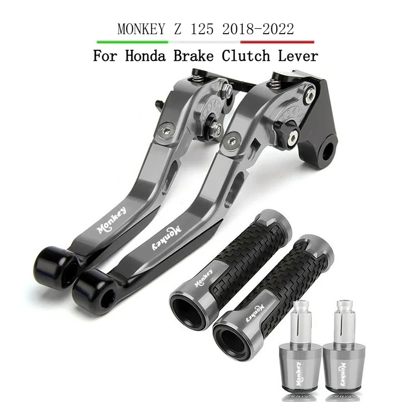 

For Honda MONKEY Z 125 2018-2022 2021 Clutch Lever Brake Lever Set Adjustable Folding Handle Levers Motorcycle Accessories Parts
