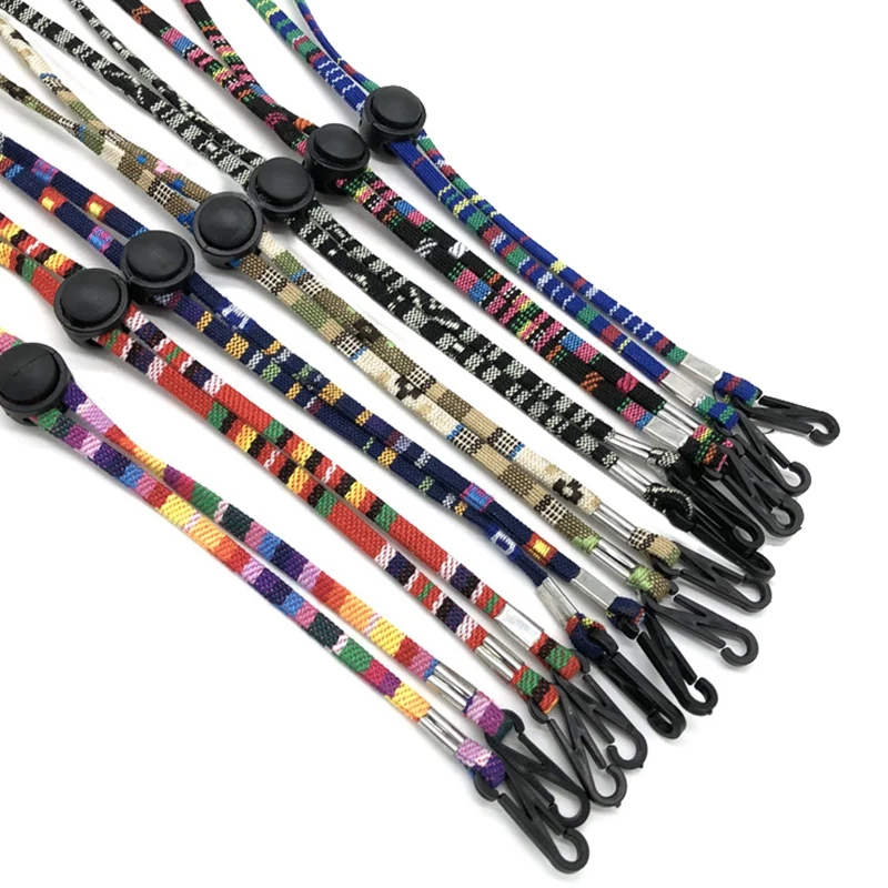 TEXU 1Pcs Adjustable Face Mask Hanging Rope Face Mask Lanyard Anti-Lost Disposable Mask Holder Traceless Ear Hanging Rope 2