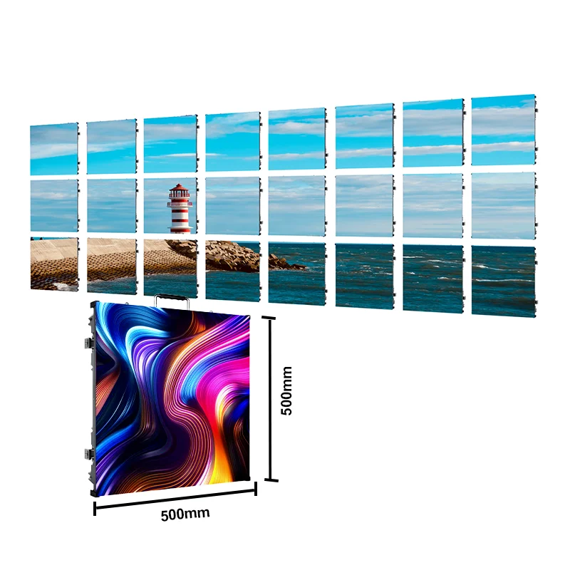P4.81 8K Ultra HD IP65 Waterproof High Refresh Sunlight Readable Rental LED Video Wall for Outdoor Sports Live Events