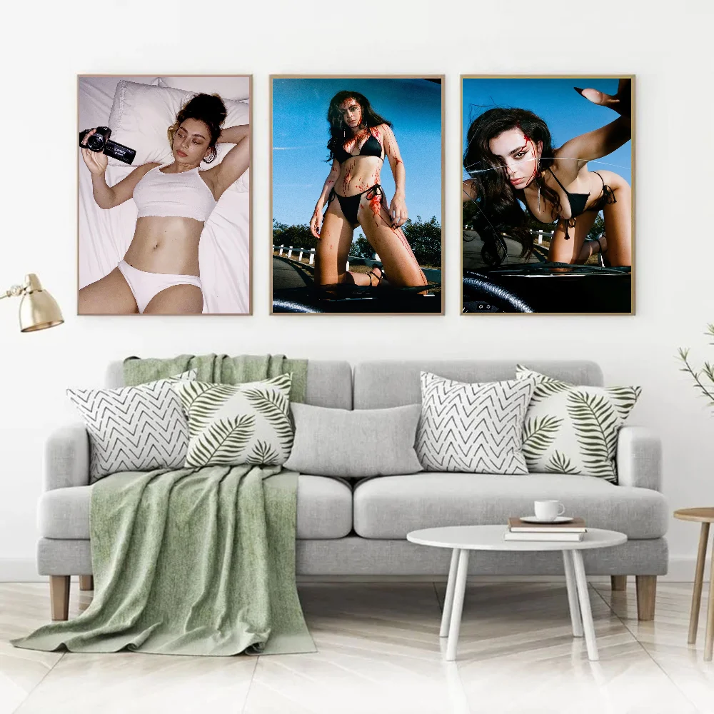 ملصق Charli Xcx Singer Speed Drive ملصق فني ذاتي اللصق مقاوم للماء ملصق جداري لغرفة المقهى والبار #5