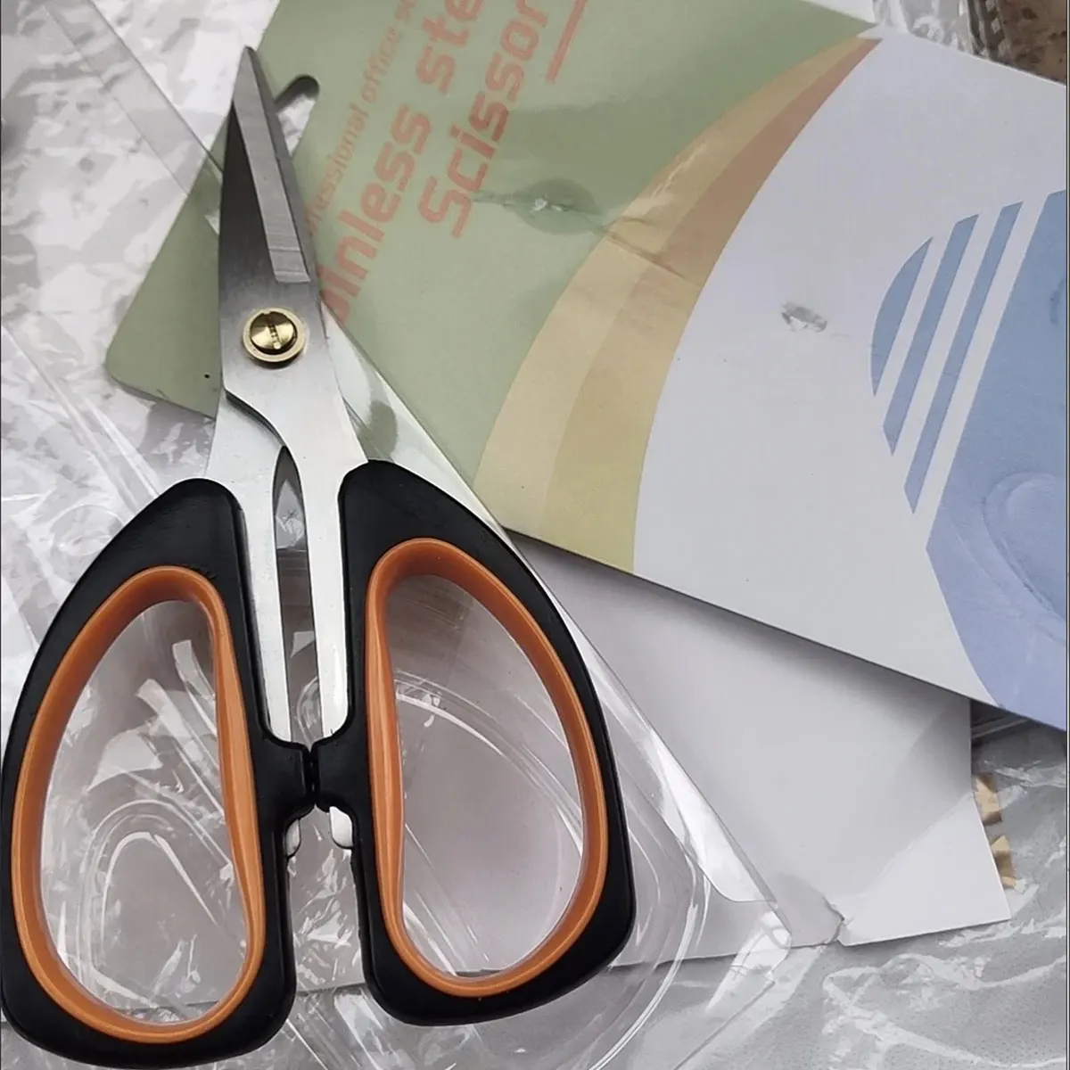 Stainless Steel Professional Scissors Multi-Use for Crafting Tailoring Office School Ergonomic Comfort Grip Essential Tool