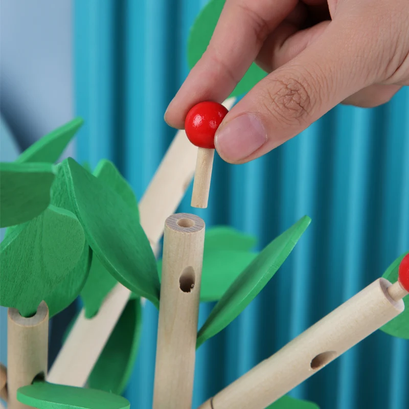 DIY Wooden 3D Puzzles Blocks Assembled Tree Model Jigsaw Puzzle Kids Montessori Games Educational Toys for Children Gift