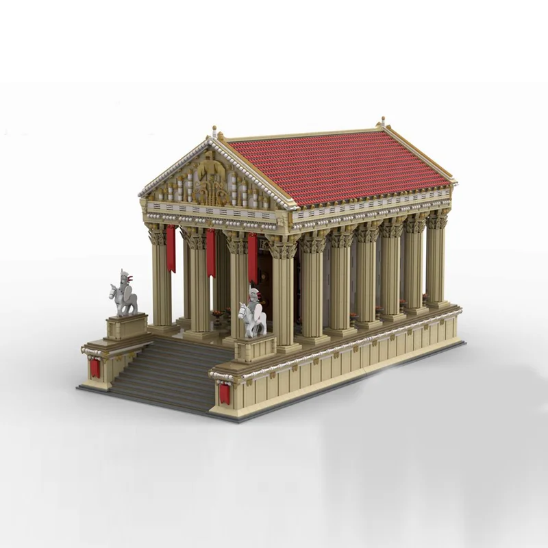 New 20329Pcs Moc European Medieval Street View Ancient Temple Model Diy Creative Ideas Bricks Toy Birthday Christmas Gift Blocks