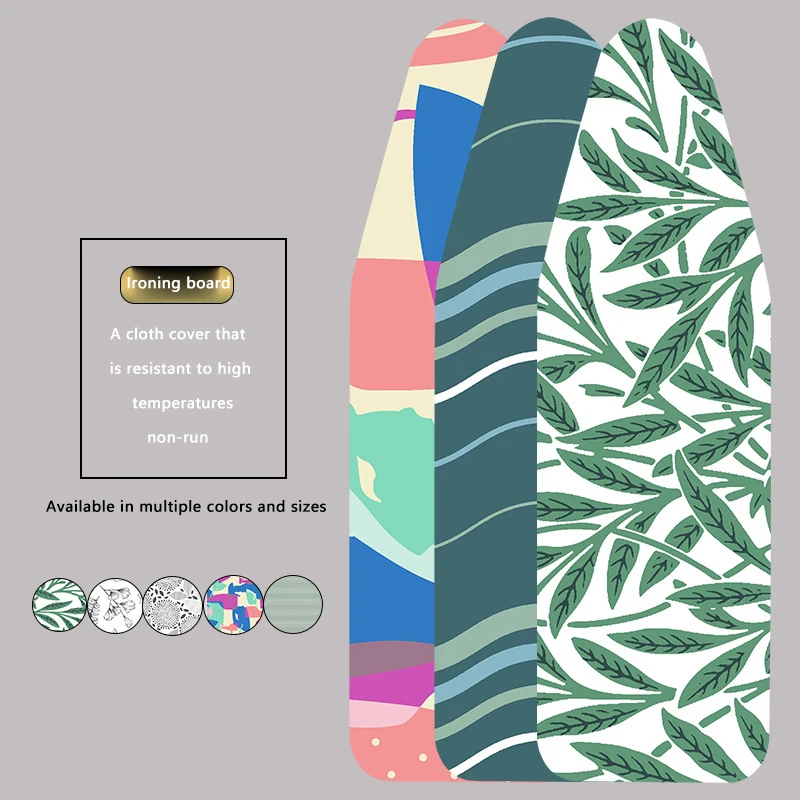 

1Pcs Ironing Board Replacement Cloth Cover Household Scorch Resistant Extra Thickened Cotton Iron Cover With Padding