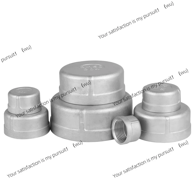 LT-07A Stainless Steel 304 Round Pipe Cap Internal Thread Thread Thread Buckle Pipe Cap 4 points 6 points 1 inch Internal Wire