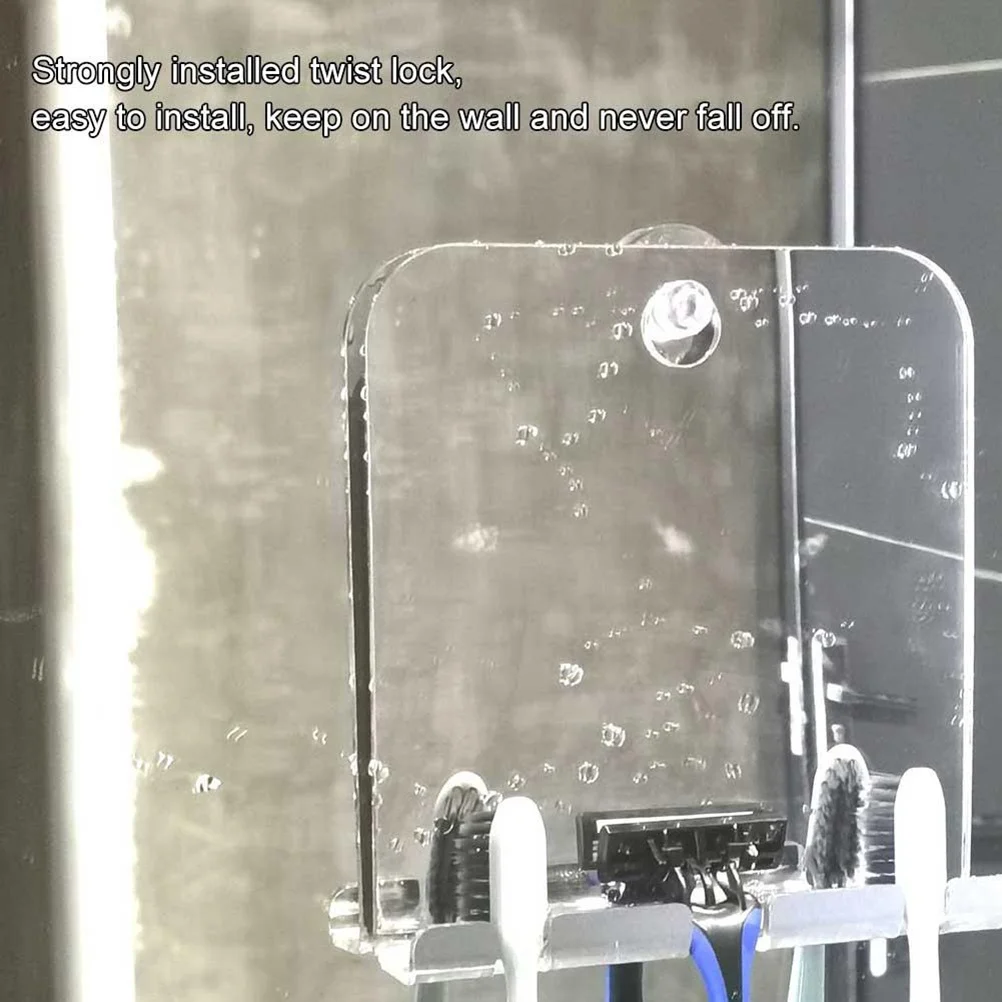 Fogless Shower Shaving Mirror with Squeegee for Bathroom Shavers and Tubs - view 2