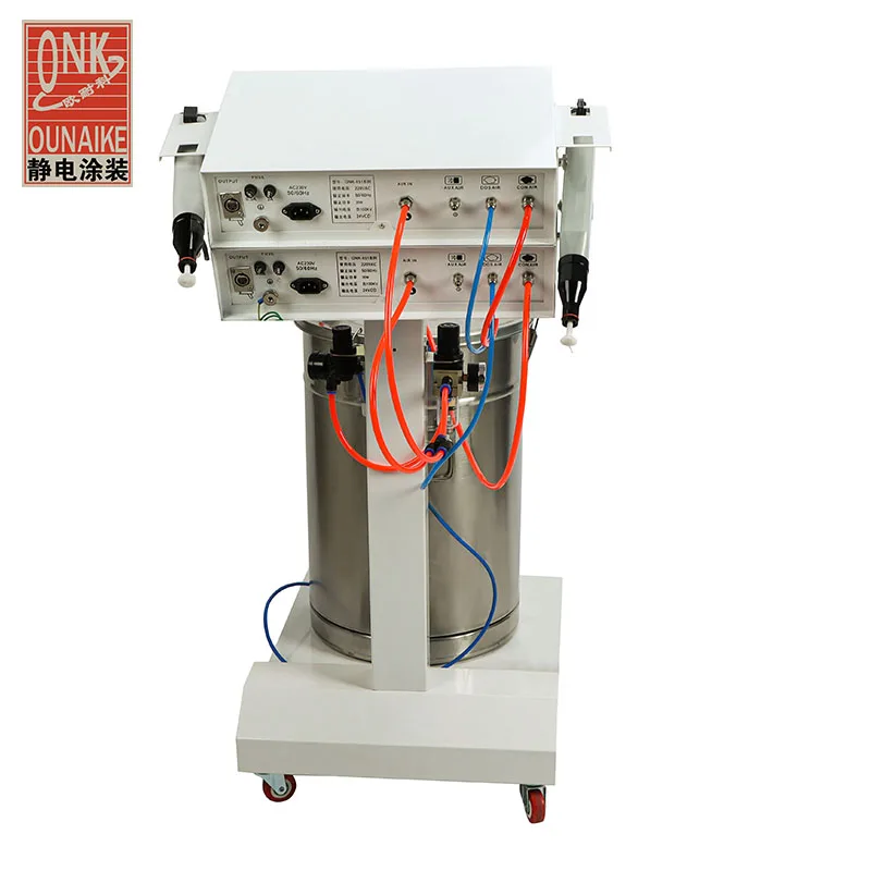 Powder Spraying Equipment Electrostatic Powder Coating Machine In Metal coating machinery work