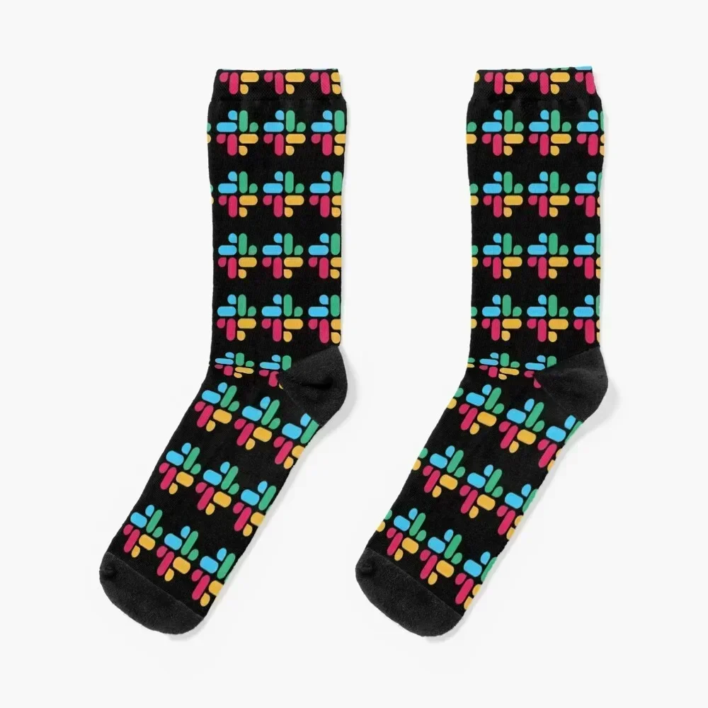 

Slack Software Logo Icon Gift for Slack Fan Socks compression sport men cotton high quality Socks For Girls Men's