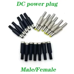 20pcs DC Power male Plug 3.5x1.3mm 4.0x1.7mm 4.8x1.7mm 5.5x2.1/2.5mm 6.3x3.0mm Adapter Charging Solder Plugs Jack DC Connector