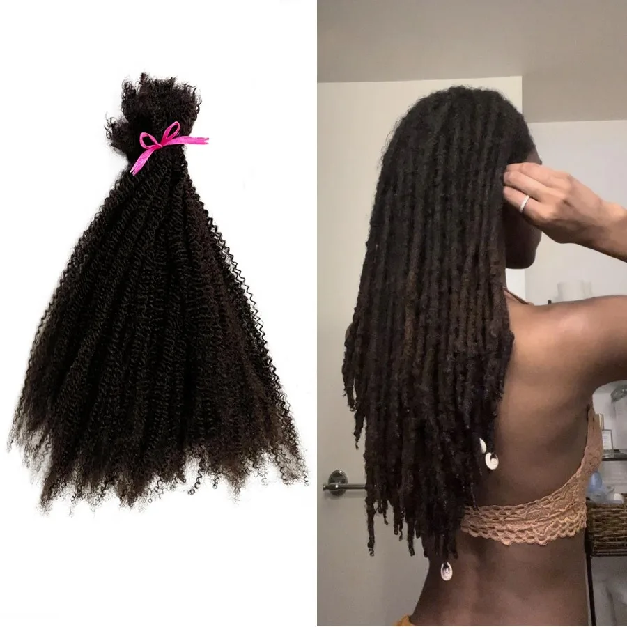 20 بوصة الأفرو Kinkys السائبة الشعر الاصطناعية ل Locs الربيع تويست الضفائر 100 جرام حزمة لينة لا لحمة حريري الأفرو الطبيعي تويست جديلة Bul