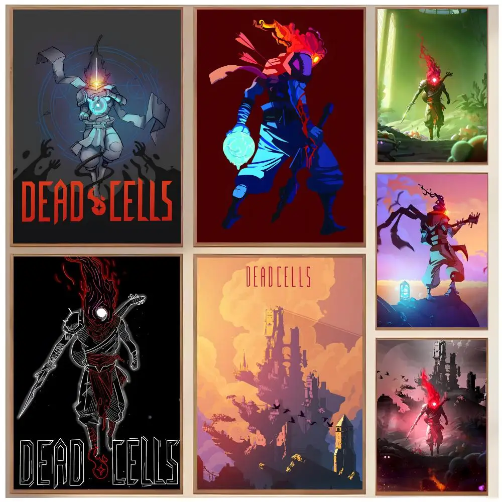 game action D-Dead Cells Poster  Classic Home Interior Design & Modern Wall Decor Art Collection