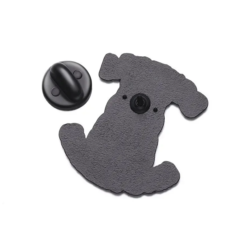 Cartoon Funny Hippo Enamel Brooches Cute Letter Animal Backpack Lapel Badge Pins Jewelry Party Gifts For Women Girls