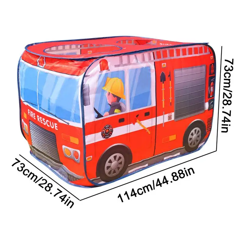 Tenda da gioco per bambini Tenda pop-out pieghevole per camion dei gelati Tenda pop-out creativa carina Tenda di grande capacità per giochi di ruolo Parte