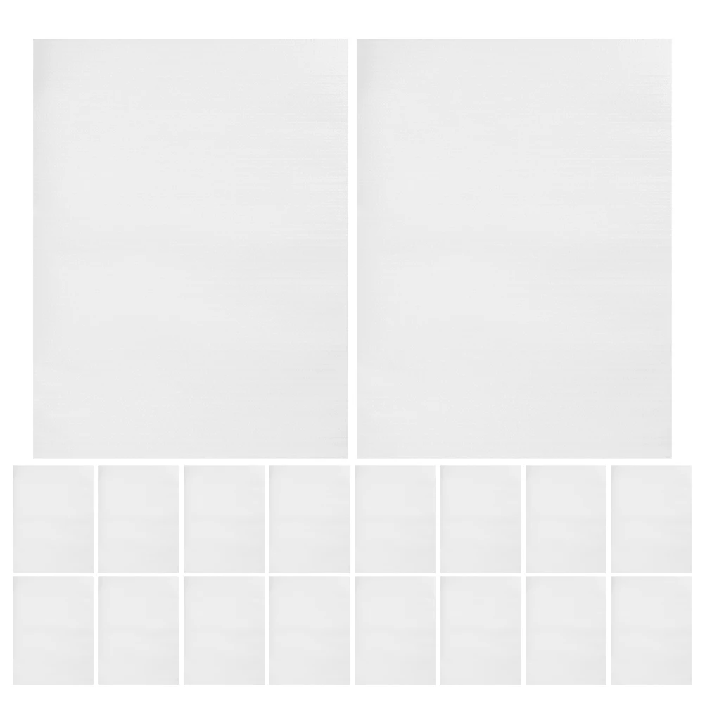 100 قطعة من مواد التعبئة والتغليف الرغوية صفائح توسيد Epe لتخزين الأطباق والأكواب وصناديق النظارات المتحركة