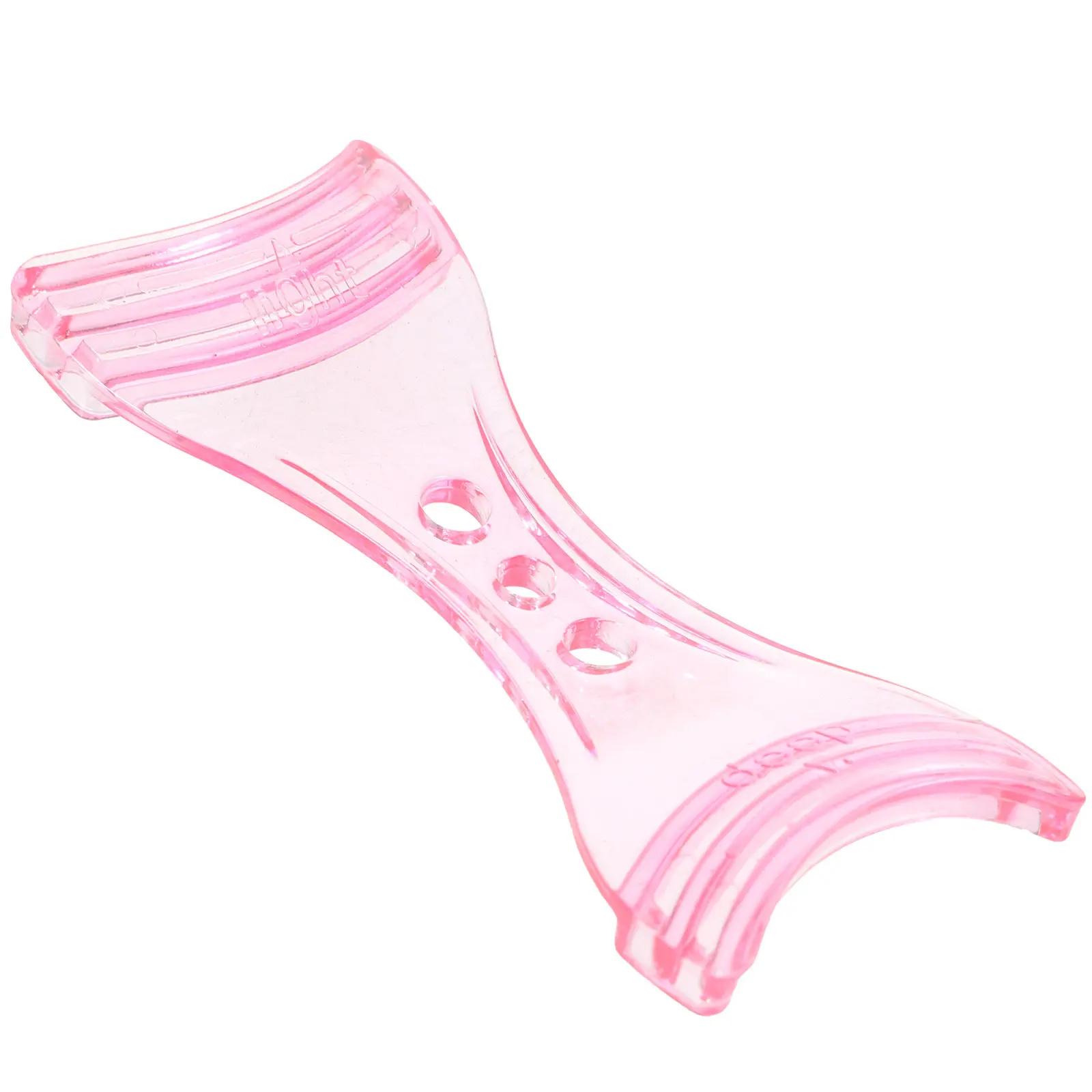 Pink Eyeliner Template 8*3.5Cm Curve Design Beginner Makeup Tool Ladies Eye Line Stencil Shaper Abs Accessory