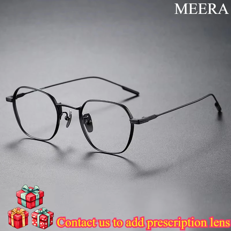 

80808 Ultra-light Retro Pure Titanium Optical Glasses Frame Men's Anti-blue light Fashion Trend Women's Prescription Eyewear